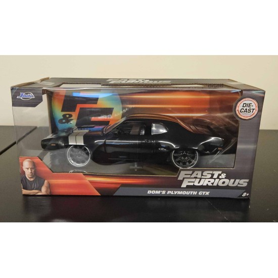 JADA 1/24 DOM'S PLYMOUTH GTX FAST AND FURIOUS 98292 - PAINT DAMAGE