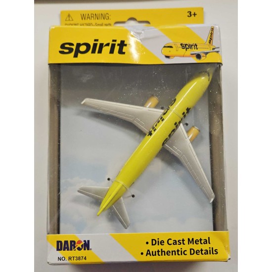 DARON SPIRIT DIECAST PLANE RT3874 - BOX DAMAGE