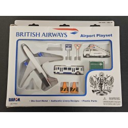 DARON BRITISH AIRWAYS AIRPORT PLAYSET RT6001 - BOX DAMAGE
