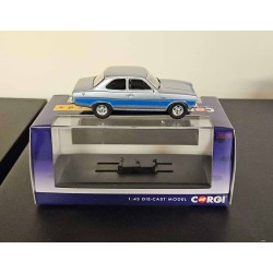 CORGI VANGUARD 1/43 FORD ESCORT MK1 RS2000 STARDUST SILVER VA09530 BROKEN MIRROR