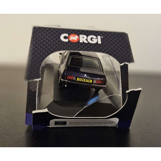 CORGI VANGUARDS 1/43 FORD CAPRI MK2 1.6 GT, PURPLE VELVET VA15407 - CRACKED CASE CORGI VANGUARDS 1/43 FORD CAPRI MK2 1.6 GT, PURPLE VELVET VA15407 - CRACKED CASE