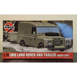 AIRFIX 1/76 LWB LAND ROVER (HARD TOP) TRAILER (PLASTIC KIT) A02324 AIRFIX 1/76 LWB LAND ROVER (HARD TOP) TRAILER (PLASTIC KIT) A02324