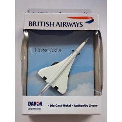 BRITISH AIRWAYS CONCORDE DIECAST AIRLINER DAR98845 MISSING FRONT WHEEL