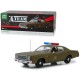 GREENLIGHT 1/18 THE A-TEAM 1977 PLYMOUTH FURY U.S. ARMY POLICE 19053 - DEFECT