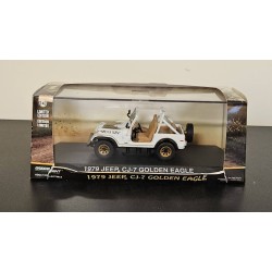 GREENLIGHT 1/43 1979 JEEP CJ-7 GOLDEN EAGLE DIXIE 86572 - BOX TORN