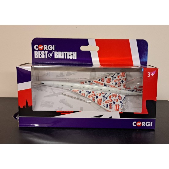 CORGI BEST OF BRITISH CONCORDE GS84007 - BOX DAMAGE