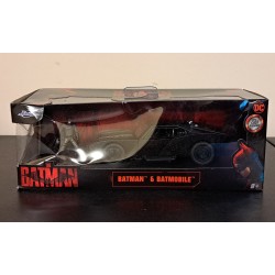 JADA 1/32 THE BATMAN BATMOBILE WITH DIECAST FIGURE 32042 - BOX DAMAGE