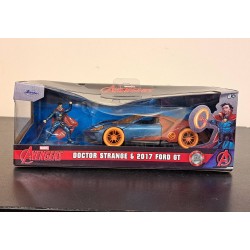 JADA 1/32 2017 FORD GT W DOCTOR STRANGE FIGURE 33360 - CRUSHED BOX
