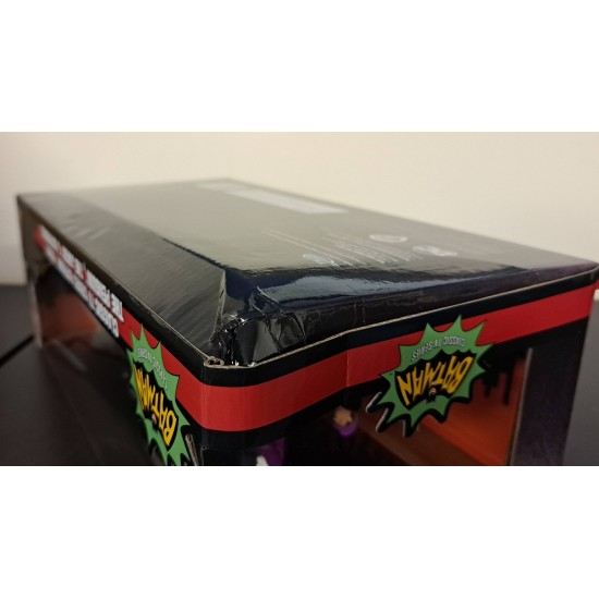 JADA 1/24 1966 BATMAN BATMOBILE WITH FIGURES DC COMICS 33737 - BOX DAMAGE JADA 1/24 1966 BATMAN BATMOBILE WITH FIGURES DC COMICS 33737 - BOX DAMAGE