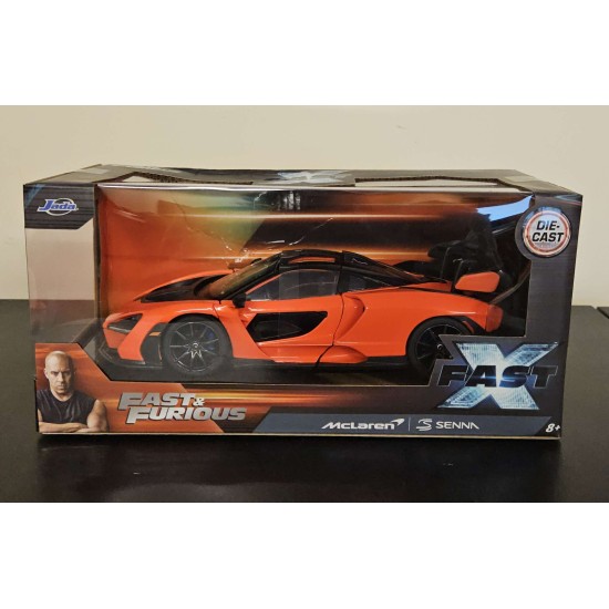JADA 1/24 FAST & FURIOUS - MCLAREN SENNA 35485 - BOX DAMAGE JADA 1/24 FAST & FURIOUS - MCLAREN SENNA 35485 - BOX DAMAGE