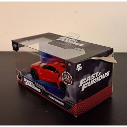 JADA 1/32 2014 LYKAN HYPERSPORT FAST AND FURIOUS 7 RED 97386 - TORN BOX