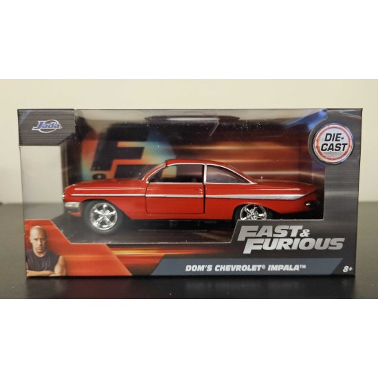 JADA 1/32 DOM'S CHEVY IMPALA FAST AND FURIOUS 98304 - PAINT DAMAGE