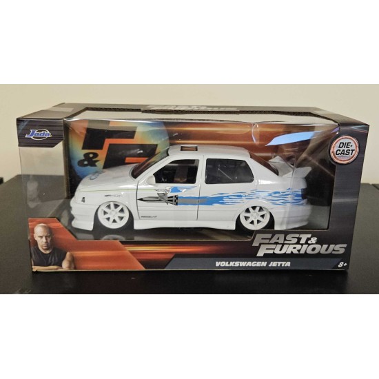 JADA 1/24 VOLKSWAGEN JETTA A3 1995 FAST AND FURIOUS 99591 - BOX CREASED JADA 1/24 VOLKSWAGEN JETTA A3 1995 FAST AND FURIOUS 99591 - BOX CREASED