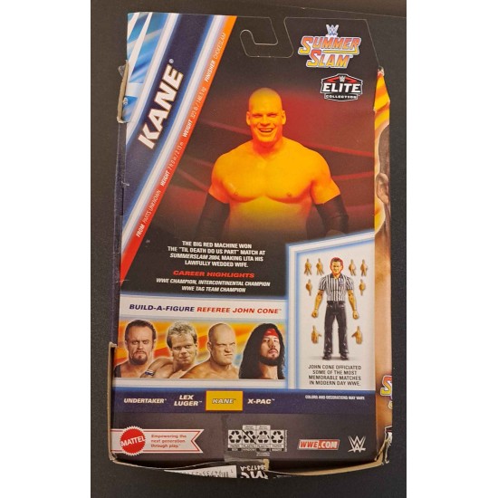 WWE ELITE SUMMER SLAM KANE ACTION FIGURE HXK38 - BOX DAMAGE WWE ELITE SUMMER SLAM KANE ACTION FIGURE HXK38 - BOX DAMAGE