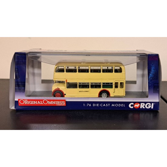1/76 BRISTOL LODEKKA WILTS AND DORSET 38A SALISBURY STOP OM40821A - CRACKED CASE