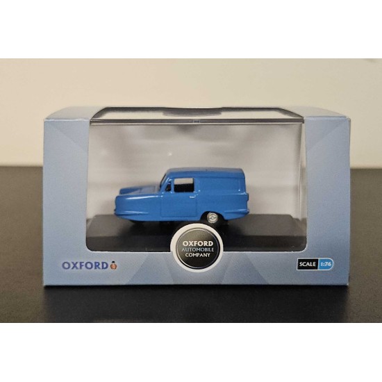 OXFORD 1/76 RELIANT REGAL SUPERVAN BLUE 76REL005 - SCRATCHED CASE