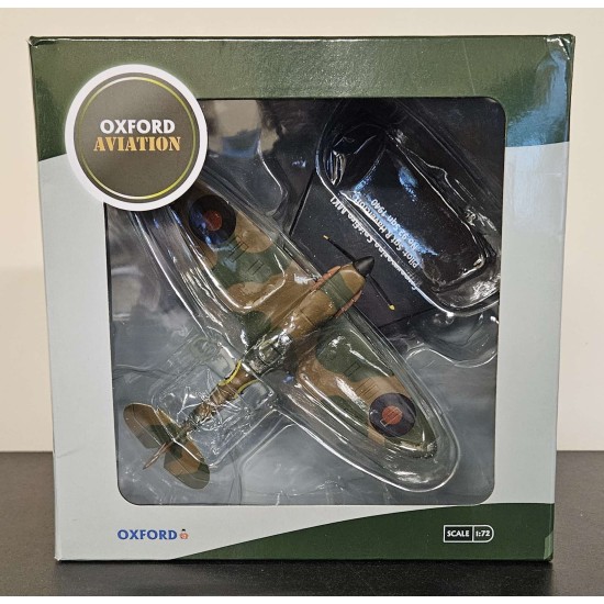 OXFORD 1/72 SUPERMARINE SPITFIRE MKI AC001 - DAMAGED MODEL OXFORD 1/72 SUPERMARINE SPITFIRE MKI AC001 - DAMAGED MODEL