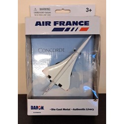 DARON AIR FRANCE CONCORDE TOY DIECAST AIRLINER DAR98950 - BOX DAMAGE