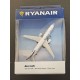PPC RYANAIR BOEING SINGLE DIECAST PLANE - BOX DAMAGE