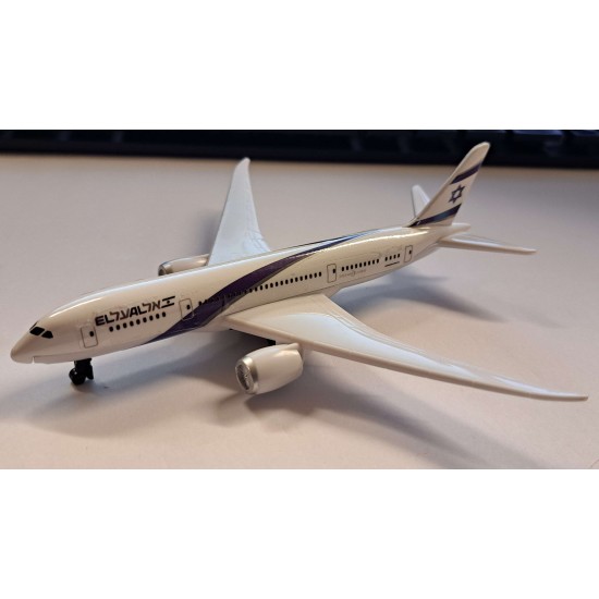 DARON EL AL DIECAST TOY PLANE RT1444 - NO BOX