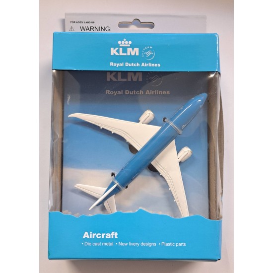 PPC KLM B787 DIECAST MODEL PLANE - BOX DAMAGE