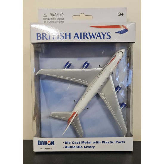 DARON BRITISH AIRWAYS A380 DIECAST MODEL RT6008 - BOX DAMAGE