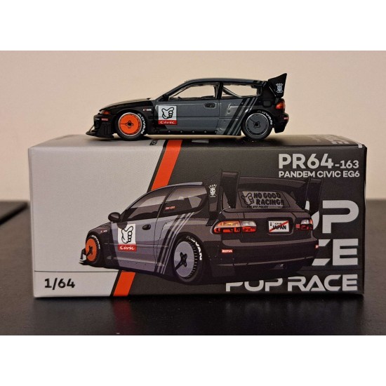 POP RACE 1/64 PANDEM CIVIC EG6 KANJOZOKU PR640163 - DAMAGED POP RACE 1/64 PANDEM CIVIC EG6 KANJOZOKU PR640163 - DAMAGED
