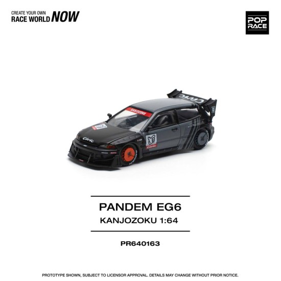 1/64 PANDEM CIVIC EG6 KANJOZOKU PR640163