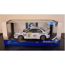 SOLIDO 1/18 SUBARU IMPREZA 22B NO.17 PANIZZI RALLYE MONTE CARLO 1999 -BOX DAMAGE SOLIDO 1/18 SUBARU IMPREZA 22B NO.17 PANIZZI RALLYE MONTE CARLO 1999 -BOX DAMAGE