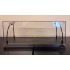 1/18 LED DISPLAY CASE 4 ADJUSTABLE LIGHTS 35 X 15 T9-189910 - CRACKED/CHIPPED