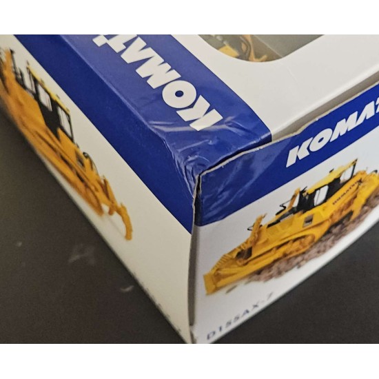 UNIVERSAL HOBBIES 1/50 KOMATSU D155AX-7 CRAWLER DOZER UH8010 - BOX DAMAGE