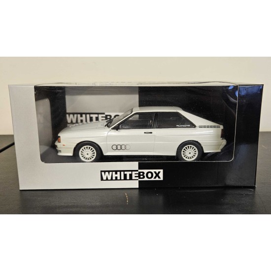 WHITEBOX 1/24 AUDI QUATTRO WHITE METALLIC 1981 WB124247 - DENTED BOX