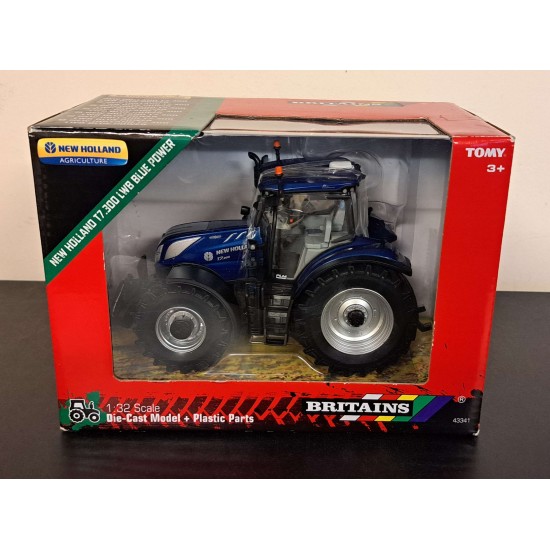BRITAINS 1/32 NEW HOLLAND T7.300 (LWB) 43341 - WORN BOX