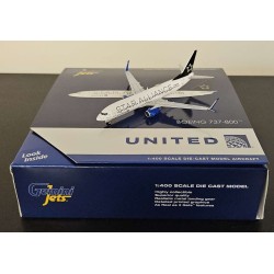 GEMINI 1/400 UNITED AIRLINES B737-800W N76516 STAR ALLIANCE GJUAL2312 - CREASED