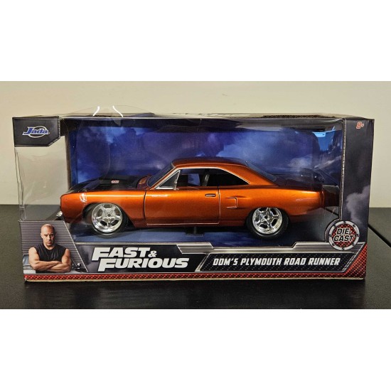 JADA 1/24 DOM'S PLYMOUTH ROAD RUNNER 1970 FAST AND FURIOUS 7 97126 - SPLIT JADA 1/24 DOM'S PLYMOUTH ROAD RUNNER 1970 FAST AND FURIOUS 7 97126 - SPLIT