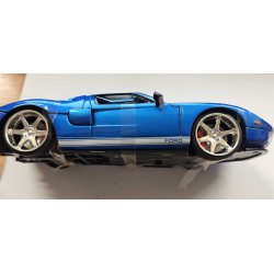 JADA 1/24 FORD GT BLUE FAST AND FURIOUS 2005 97177 - MODEL DEFECT JADA 1/24 FORD GT BLUE FAST AND FURIOUS 2005 97177 - MODEL DEFECT