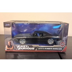 JADA 1/24 1970 PLYMOUTH LETTYS BARRACUDA FAST AND FURIOUS 97195 - BOX DAMAGE