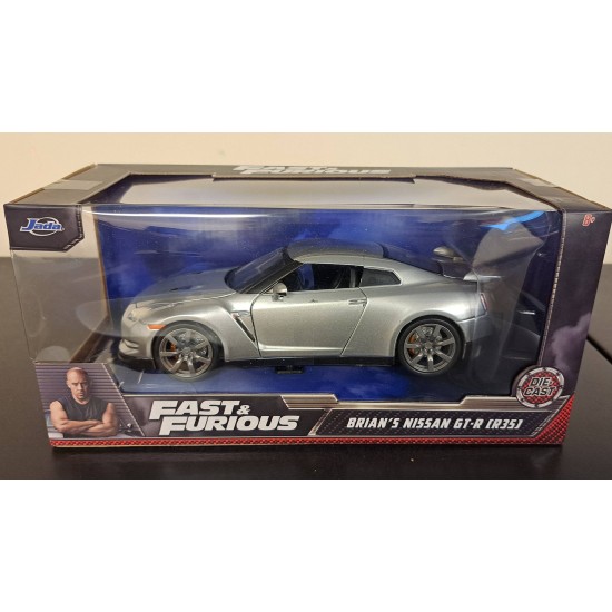 JADA 1/24 2009 NISSAN SKYLINE GT-R (R35) FAST AND FURIOUS 97212 - PAINT DAMAGE JADA 1/24 2009 NISSAN SKYLINE GT-R (R35) FAST AND FURIOUS 97212 - PAINT DAMAGE