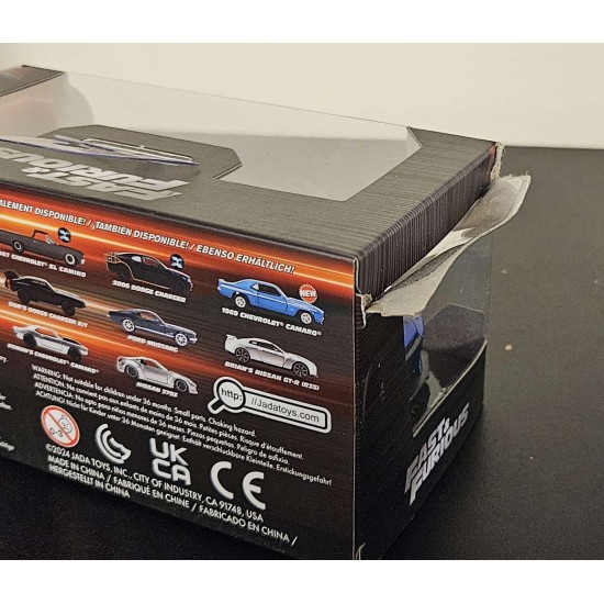 JADA 1/32 BRIANS NISSAN GT-R (R35) BEN SOPRA FAST AND FURIOUS 98270 - TORN JADA 1/32 BRIANS NISSAN GT-R (R35) BEN SOPRA FAST AND FURIOUS 98270 - TORN