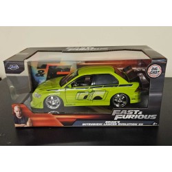 JADA 1/24 MITSUBISHI LANCER EVO VII FAST AND FURIOUS 99788 - DAMAGED