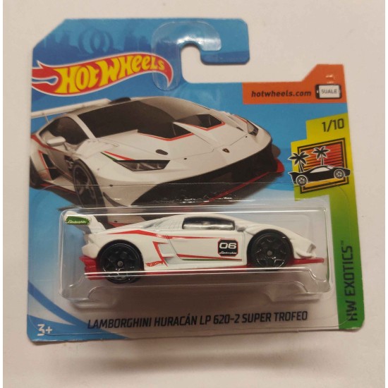 HOT WHEELS FJX97 LAMBORGHINI HURACAN LP 620-2 SUPER TROFEO HW EXOTICS 1/10 