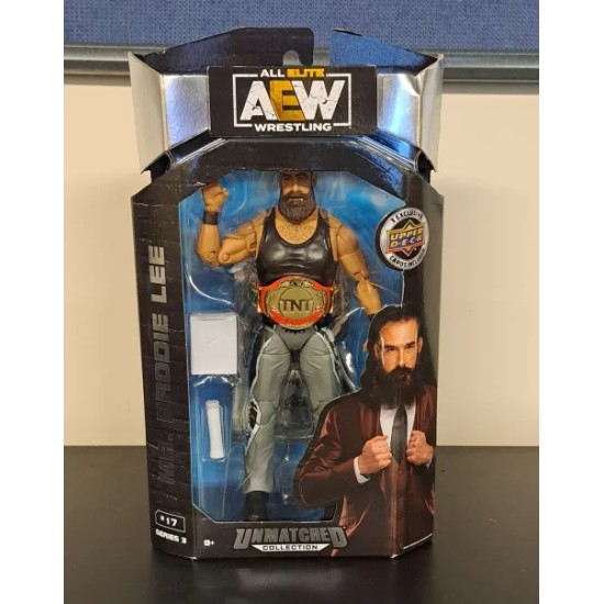 AEW UNMATCHED COLLECTION #17 MR. BRODIE LEE FIGURE AEW0173 - CREASED BOX