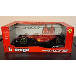 BURAGO 1/18 FERRARI F1-75 NO.16 CHARLES LECLERC 2022 SEASON CAR 16811 BOX DAMAGE