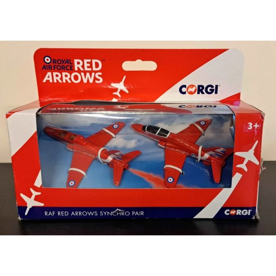 CORGI RED ARROWS SYNCHRO PAIR TWIN PACK CS90687 - BOX AND MODEL DAMAGE