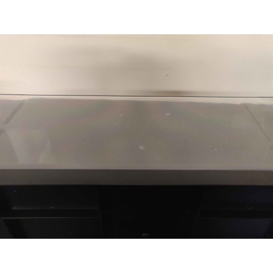 1/18 ACRYLIC DISPLAY CASE WITH PLASTIC BASE DAMAGED CHIPPED AND WARPED 55020