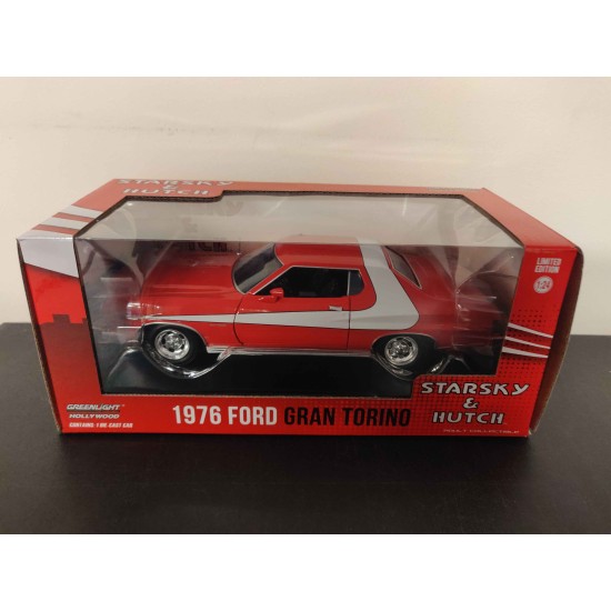 1/24 STARSKY AND HUTCH 1976 FORD GRAN TORINO MISSING LIGHT LOOSE DOOR