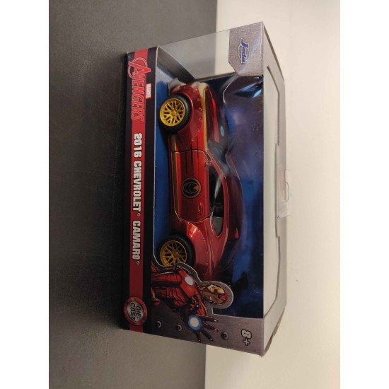 1/32 IRON MAN 2016 CHEVROLET CAMARO MARVEL AVENGERS 30298 BOX WINDOW DAMAGE