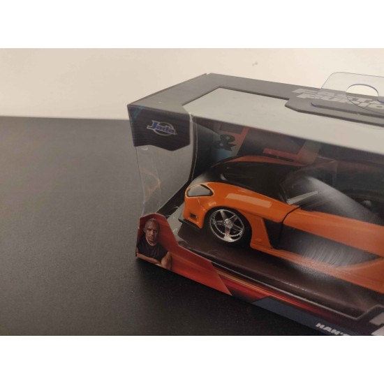 JADA 1/32 HANS MAZDA RX7 1993 FAST AND FURIOUS 30736 BOX CRUSHED JADA 1/32 HANS MAZDA RX7 1993 FAST AND FURIOUS 30736 BOX CRUSHED