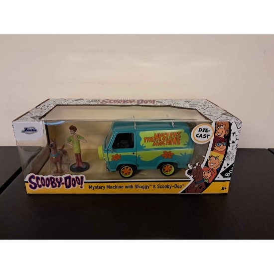 1/24 SCOOBY DOO MYSTERY MACHINE SHAGGY AND SCOOBY FIGURES DOOR HANDLE MISSING