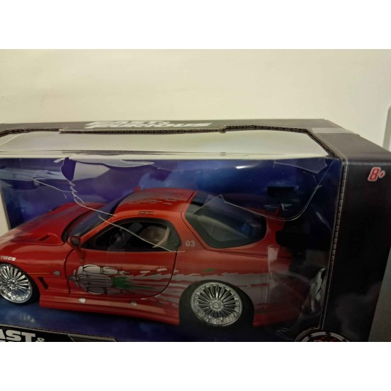 JADA 1/24 1995 DOM'S MAZDA RX-7 FAST AND FURIOUS 98338 - BOX SPLIT